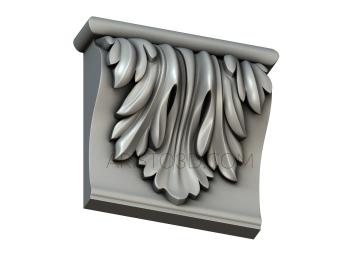 Corbels (KR_0521) 3D model for CNC machine